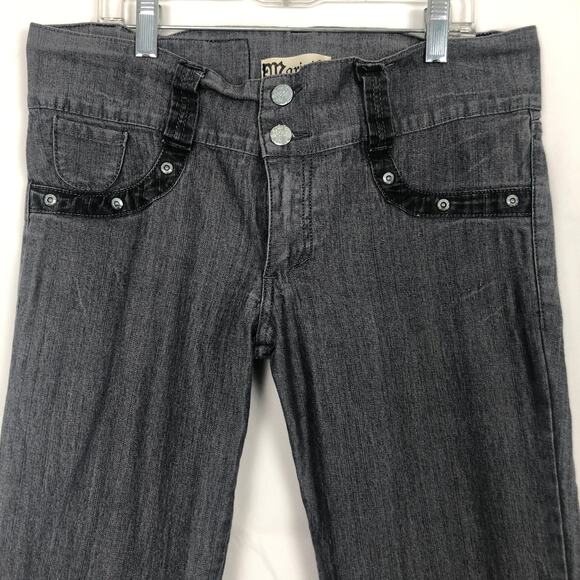 Maripily Mid-Rise Charcoal Jeans Size 5 - Picture 3 of 12